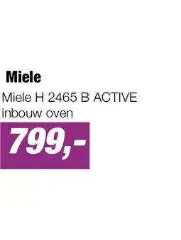 EP Miele H 2465 B ACTIVE inbouw oven aanbieding