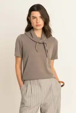 Wehkamp Expresso gebreide trui - taupe aanbieding
