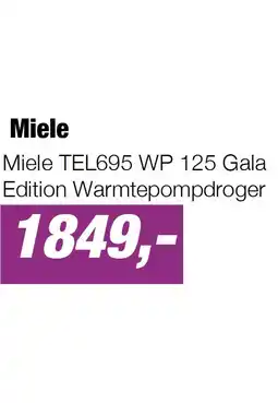 EP Miele TEL695 WP 125 Gala Edition Warmtepompdroger aanbieding