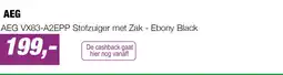 EP AEG VX83-A2EPP Stofzuiger met Zak - Ebony Black aanbieding