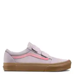 Wehkamp Vans Old Skool leren sneakers - roze/lila aanbieding