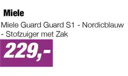 EP Miele Guard Guard S1 - Nordicblauw - Stofzuiger met Zak aanbieding