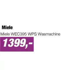 EP Miele WEC395 WPS Wasmachine aanbieding