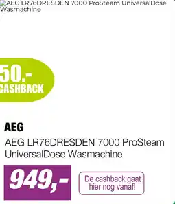 EP AEG LR76DRESDEN 7000 ProSteam UniversalDose Wasmachine aanbieding