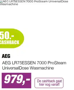 EP AEG LR75ESSEN 7000 ProSteam UniversalDose Wasmachine aanbieding