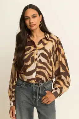Wehkamp Expresso viscose blouse met print - meerkleurig aanbieding