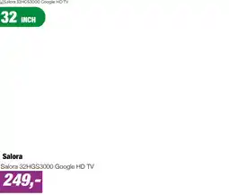 EP Salora 32HGS3000 Google HD TV aanbieding