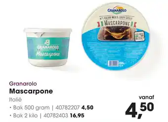 HANOS Mascarpone 500g aanbieding