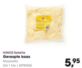 HANOS Geraspte kaas aanbieding