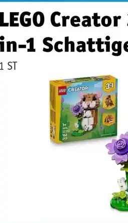 Kruidvat LEGO Creator 31159 3-In-1 Wilde Dieren: Spannende Spin aanbieding