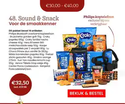 Makro Sound & Snack Voor de smaakkenner aanbieding