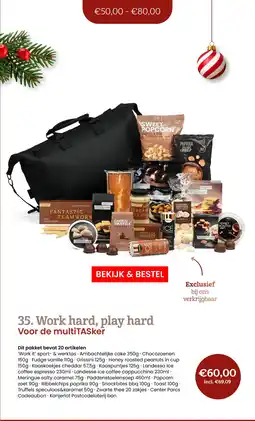 Makro Work hard, play hard Voor de multiTASker aanbieding