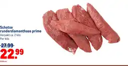 Makro Schotse runderdiamanthaas prime aanbieding