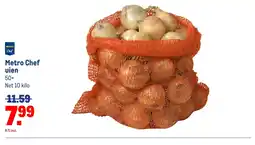 Makro Metro Chef uien aanbieding