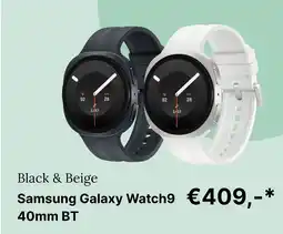 De Online Drogist Samsung Galaxy Watch9 40mm BT Black & Beige aanbieding