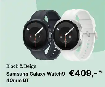 Samsung Galaxy Watch9 40mm BT Black & Beige