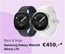 De Online Drogist Black & Beige Samsung Galaxy Watch9 40mm LTE aanbieding