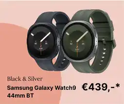 De Online Drogist Black & Silver Samsung Galaxy Watch9 44mm BT aanbieding