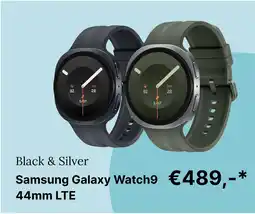 De Online Drogist Black & Silver Samsung Galaxy Watch9 44mm LTE aanbieding