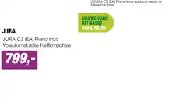EP JURA C3 (EA) Piano Inox Volautomatische Koffiemachine aanbieding