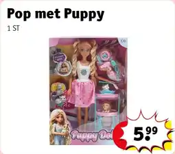 Kruidvat Pop met Puppy aanbieding