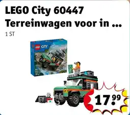 Kruidvat LEGO City 60447 Terreinwagen voor in de Bergen aanbieding