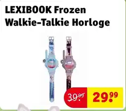 Kruidvat LEXIBOOK Frozen Walkie-Talkie Horloge aanbieding