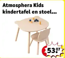Kruidvat Atmosphera Kids kindertafel en stoel beer aanbieding
