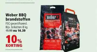 Welkoop Weber bbq brandstoffen 10% Korting aanbieding