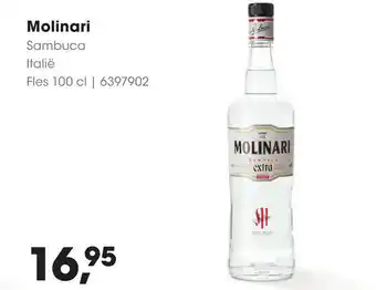 HANOS Molinari 100cl aanbieding