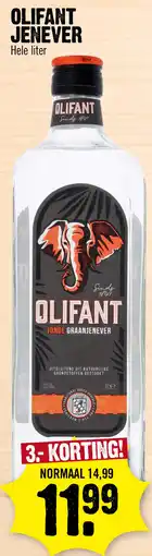 Super Dirck 3 Olifant Jenever aanbieding
