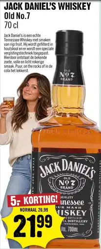 Dirck 3 Jack Daniel's Whiskey old no. 7 aanbieding