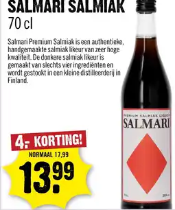 Dirck 3 Salmari Premium Salmiak likeur aanbieding