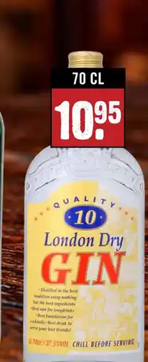 Dirck 3 Quality 10 London Dry Gin aanbieding