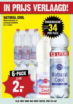 Dirck 3 Natural cool Mineraalwater of koolzuurhoudend aanbieding