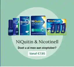 De Online Drogist NiQuitin & Nicotinell aanbieding