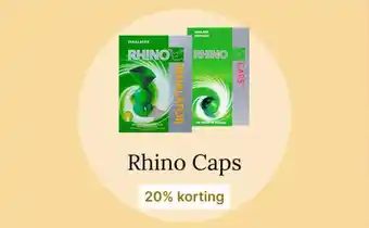 De Online Drogist Rhino Caps aanbieding