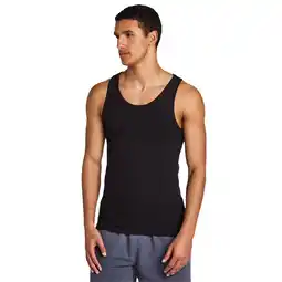 Foot Locker LCKR Flagship Rib Tank Vesten Heren - Zwart - Maat S - Katoen Jersey aanbieding