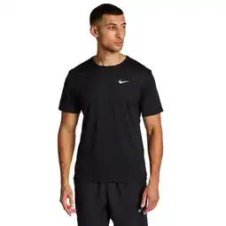 Foot Locker Nike Miler T-shirts Heren - Zwart - Maat M - Poly Jersey aanbieding