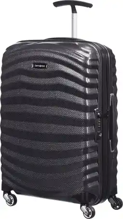 Coolblue Samsonite Lite-Shock Spinner 55cm Black aanbieding