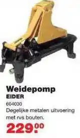 De Boer Drachten Weidepomp Eider aanbieding