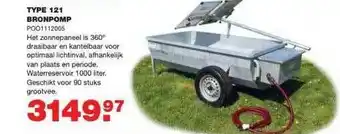 De Boer Drachten Type 121 bronpomp aanbieding