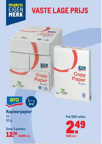 Makro Kopieerpapier aanbieding