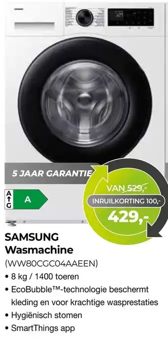 Samsung Wasmachine (WW80CGC04AAEEN)