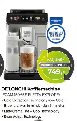 EP Beerepoot De'Longhi Koffiemachine aanbieding