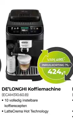EP Beerepoot De'Longhi Koffiemachine (ECAM310.60.B) aanbieding
