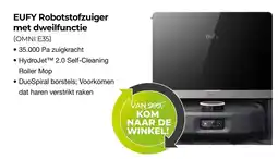 EP Beerepoot Eufy robotstofzuiger met dweilfunctie (omni e35) aanbieding