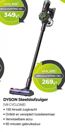 EP Beerepoot Dyson steelstofzuiger aanbieding