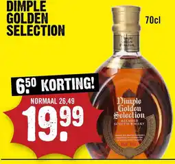 Dirck 3 Dimple golden selection aanbieding
