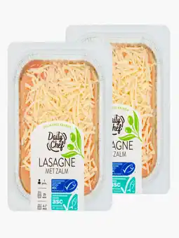 Flink Daily Chef lasagne met zalm 400g 2x aanbieding